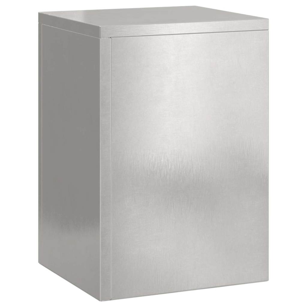 Pflanzenständer 2 pcs Silber 24 x 24 x 35 cm Edelstahl