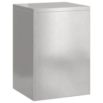 Pflanzenständer 2 pcs Silber 24 x 24 x 35 cm Edelstahl