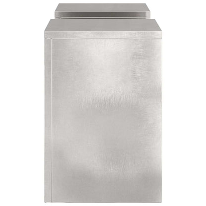 Pflanzenständer 2 pcs Silber 24 x 24 x 35 cm Edelstahl
