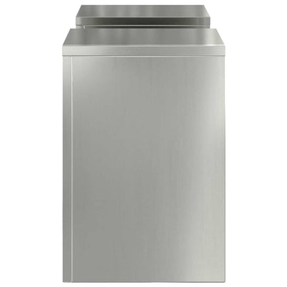 Pflanzenständer 2 pcs Silber 24 x 24 x 35 cm Verzinkter Stahl