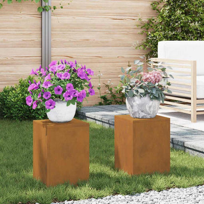 Pflanzenständer 2 pcs Rostig 24 x 24 x 35 cm
