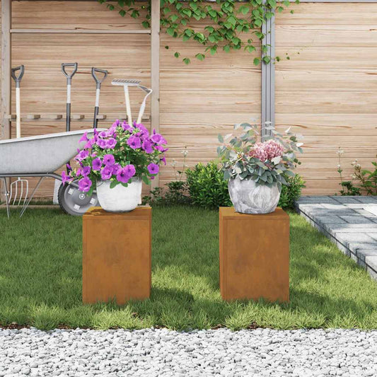 Pflanzenständer 2 pcs Rostig 24 x 24 x 35 cm