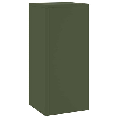 Pflanzenständer 2 pcs Olivgrün 24 x 24 x 55 cm Stahl