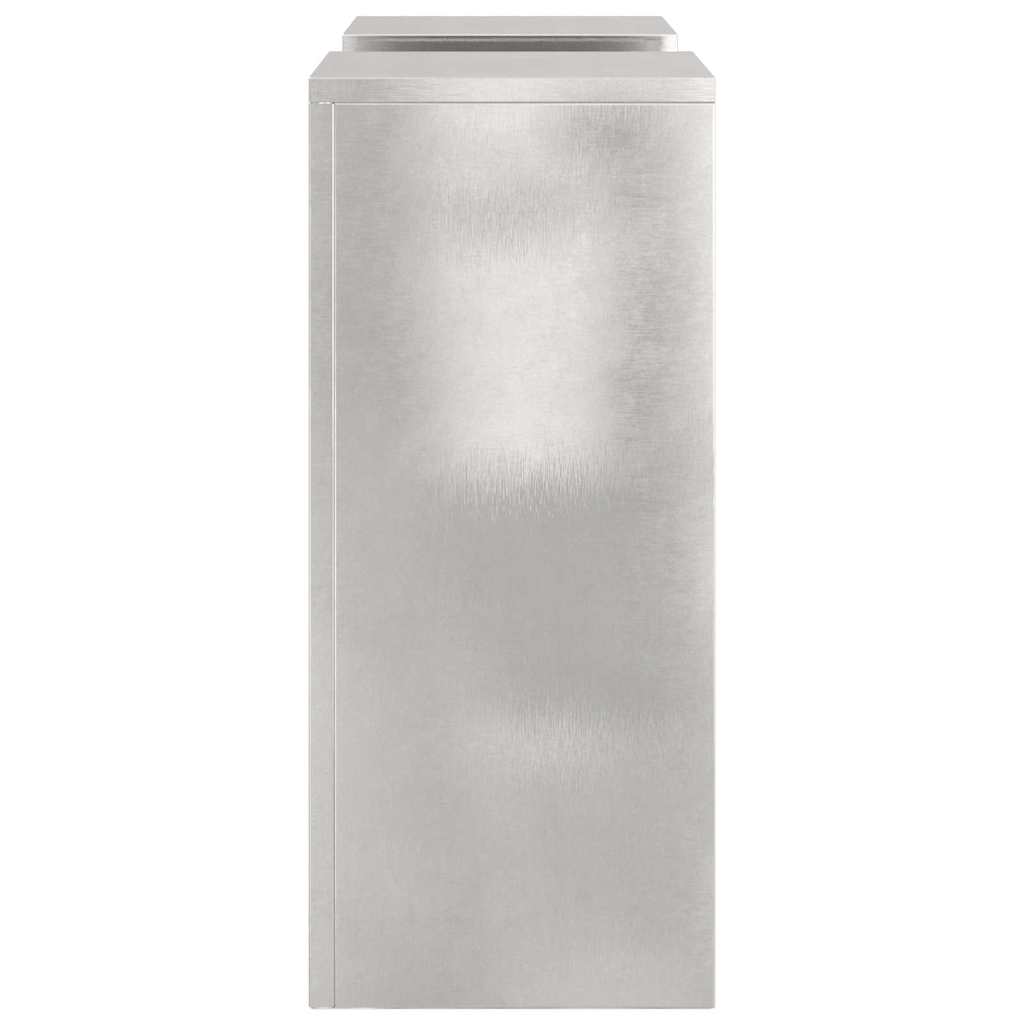 Pflanzenständer 2 pcs Silber 24 x 24 x 55 cm Edelstahl