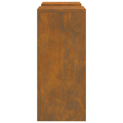 Pflanzenständer 2 pcs Rostig 24 x 24 x 55 cm