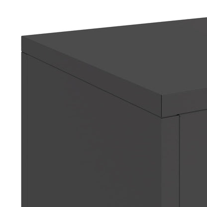Pflanzenständer 2 pcs Schwarz 24 x 24 x 75 cm Stahl