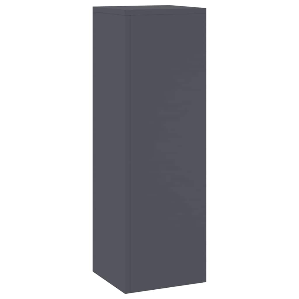 Pflanzenständer 2 pcs Anthrazit 24 x 24 x 75 cm Stahl