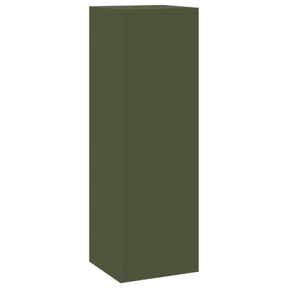 Pflanzenständer 2 pcs Olivgrün 24 x 24 x 75 cm Stahl