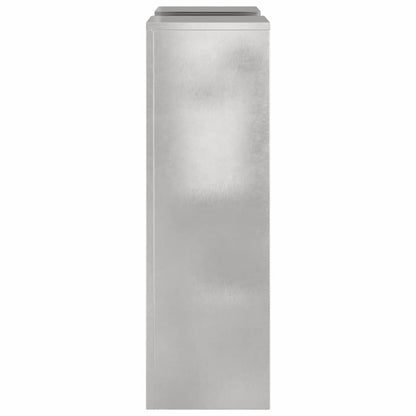 Pflanzenständer 2 pcs Silber 24 x 24 x 75 cm Edelstahl