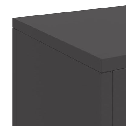 Pflanzenständer 3 pcs Schwarz 24 x 24 x 75 cm Stahl