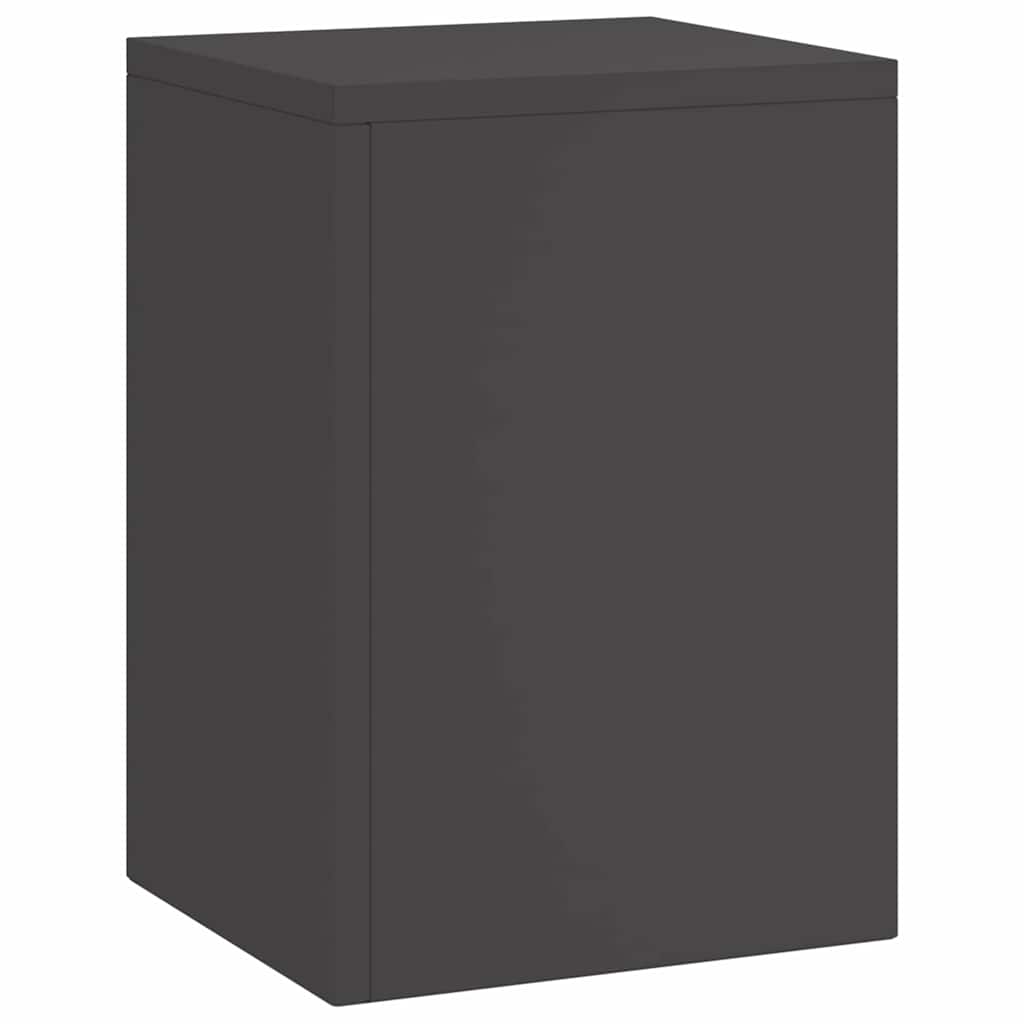 Pflanzenständer 3 pcs Schwarz 24 x 24 x 75 cm Stahl