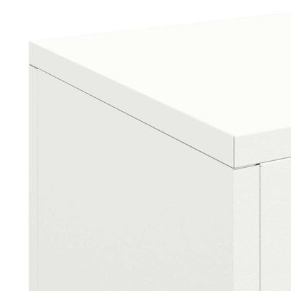Pflanzenständer 3 pcs Weiß 24 x 24 x 75 cm Stahl