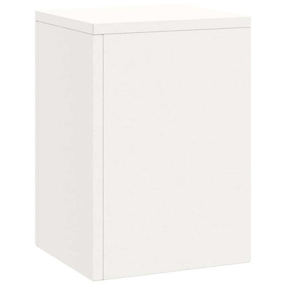 Pflanzenständer 3 pcs Weiß 24 x 24 x 75 cm Stahl