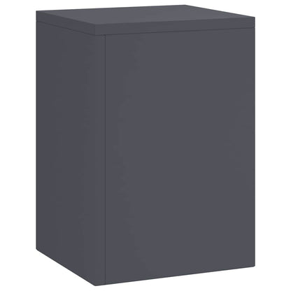 Pflanzenständer 3 pcs Anthrazit 24 x 24 x 75 cm Stahl