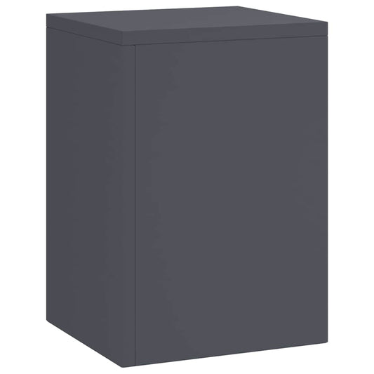 Pflanzenständer 3 pcs Anthrazit 24 x 24 x 75 cm Stahl