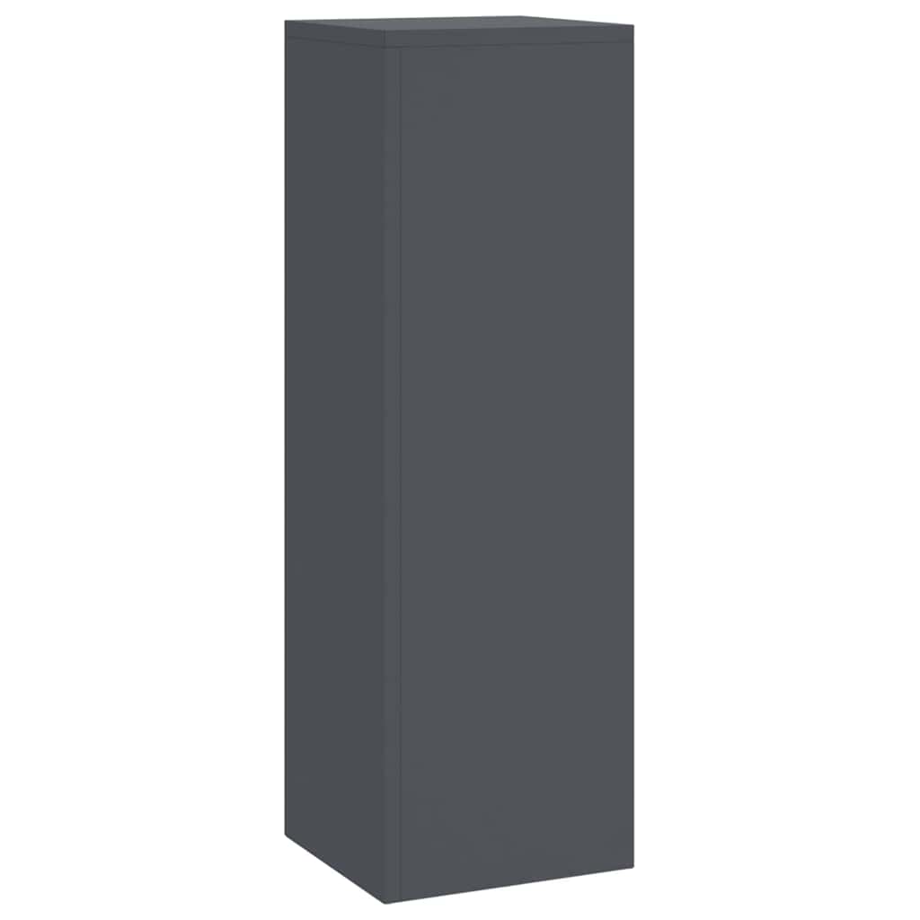 Pflanzenständer 3 pcs Anthrazit 24 x 24 x 75 cm Stahl