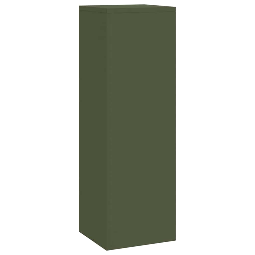 Pflanzenständer 3 pcs Olivgrün 24 x 24 x 75 cm Stahl