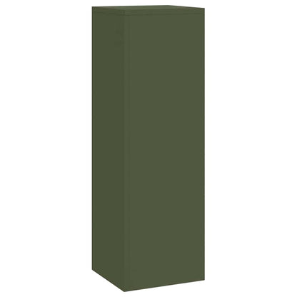 Pflanzenständer 3 pcs Olivgrün 24 x 24 x 75 cm Stahl