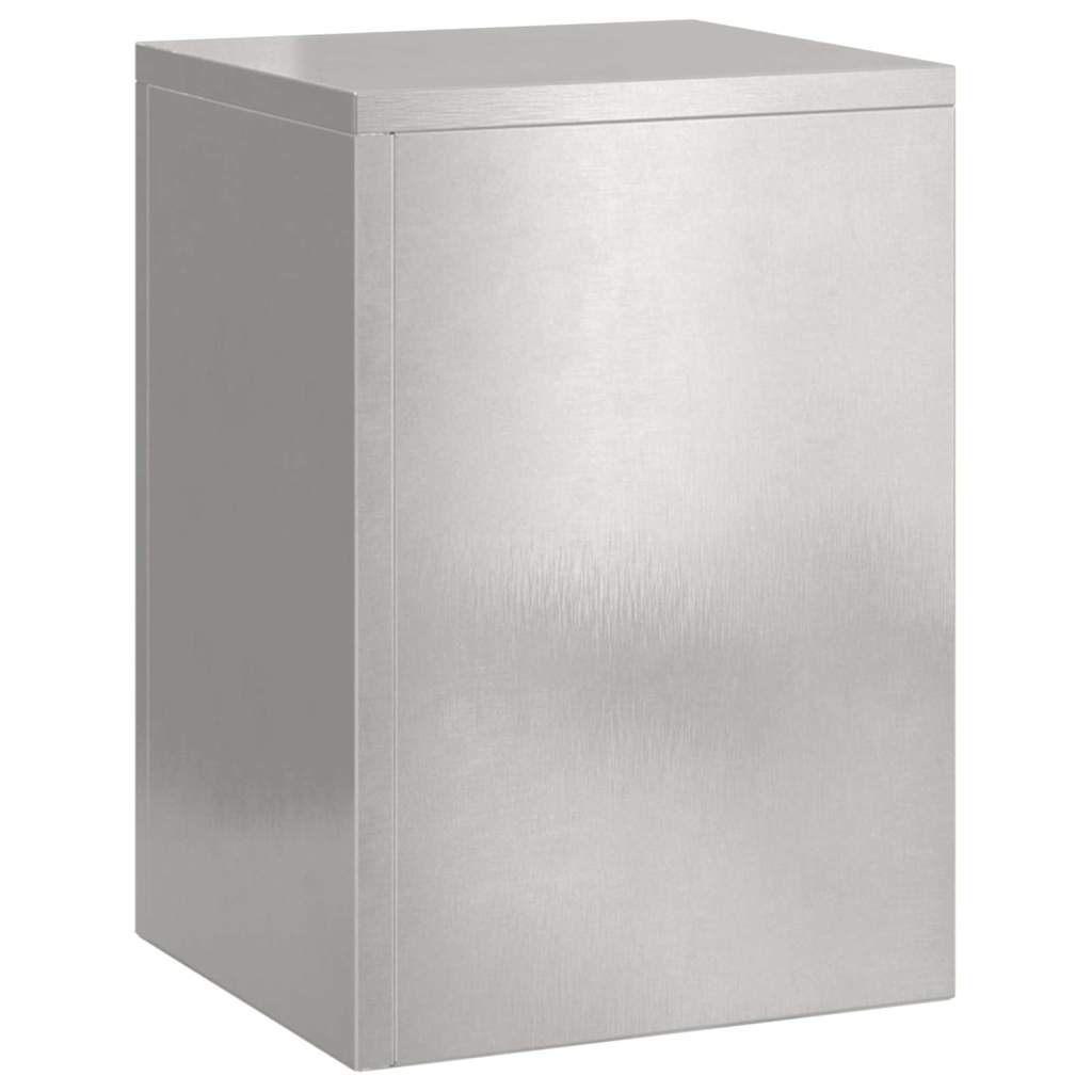 Pflanzenständer 3 pcs Silber 24 x 24 x 75 cm Edelstahl