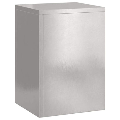 Pflanzenständer 3 pcs Silber 24 x 24 x 75 cm Edelstahl