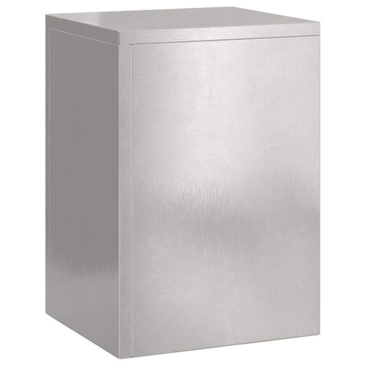 Pflanzenständer 3 pcs Silber 24 x 24 x 75 cm Edelstahl