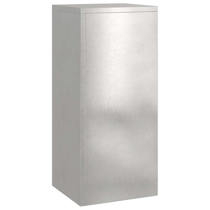 Pflanzenständer 3 pcs Silber 24 x 24 x 75 cm Edelstahl