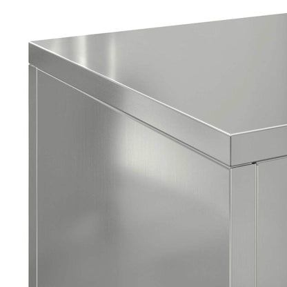 Pflanzenständer 3 pcs Silber 24 x 24 x 75 cm Verzinkter Stahl