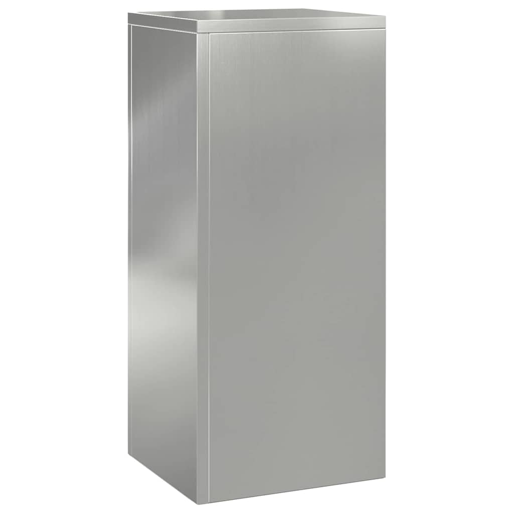 Pflanzenständer 3 pcs Silber 24 x 24 x 75 cm Verzinkter Stahl