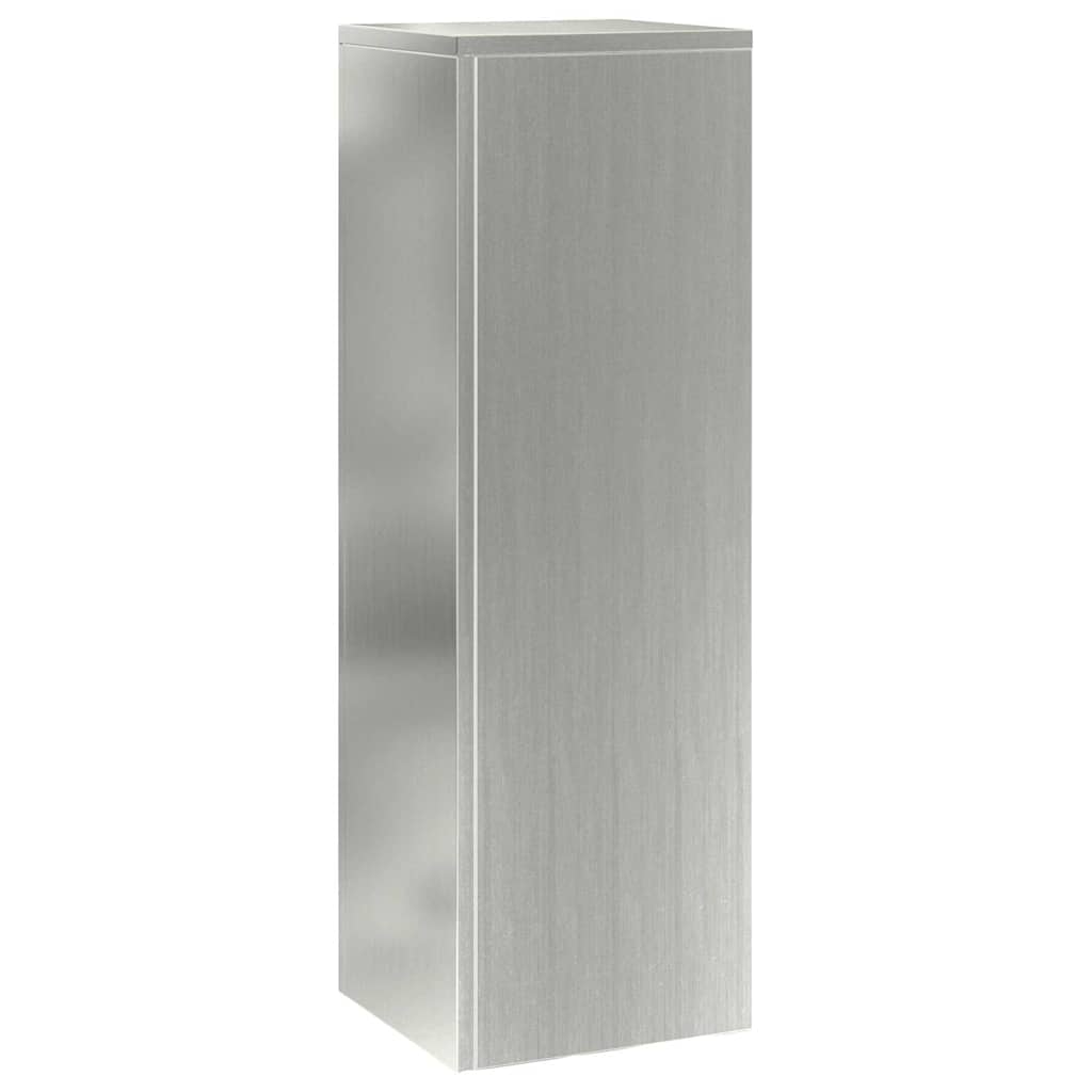 Pflanzenständer 3 pcs Silber 24 x 24 x 75 cm Verzinkter Stahl