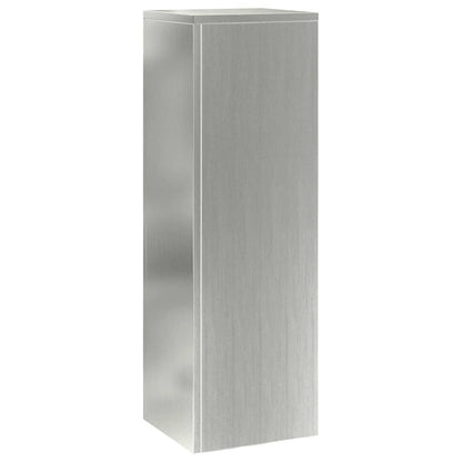 Pflanzenständer 3 pcs Silber 24 x 24 x 75 cm Verzinkter Stahl
