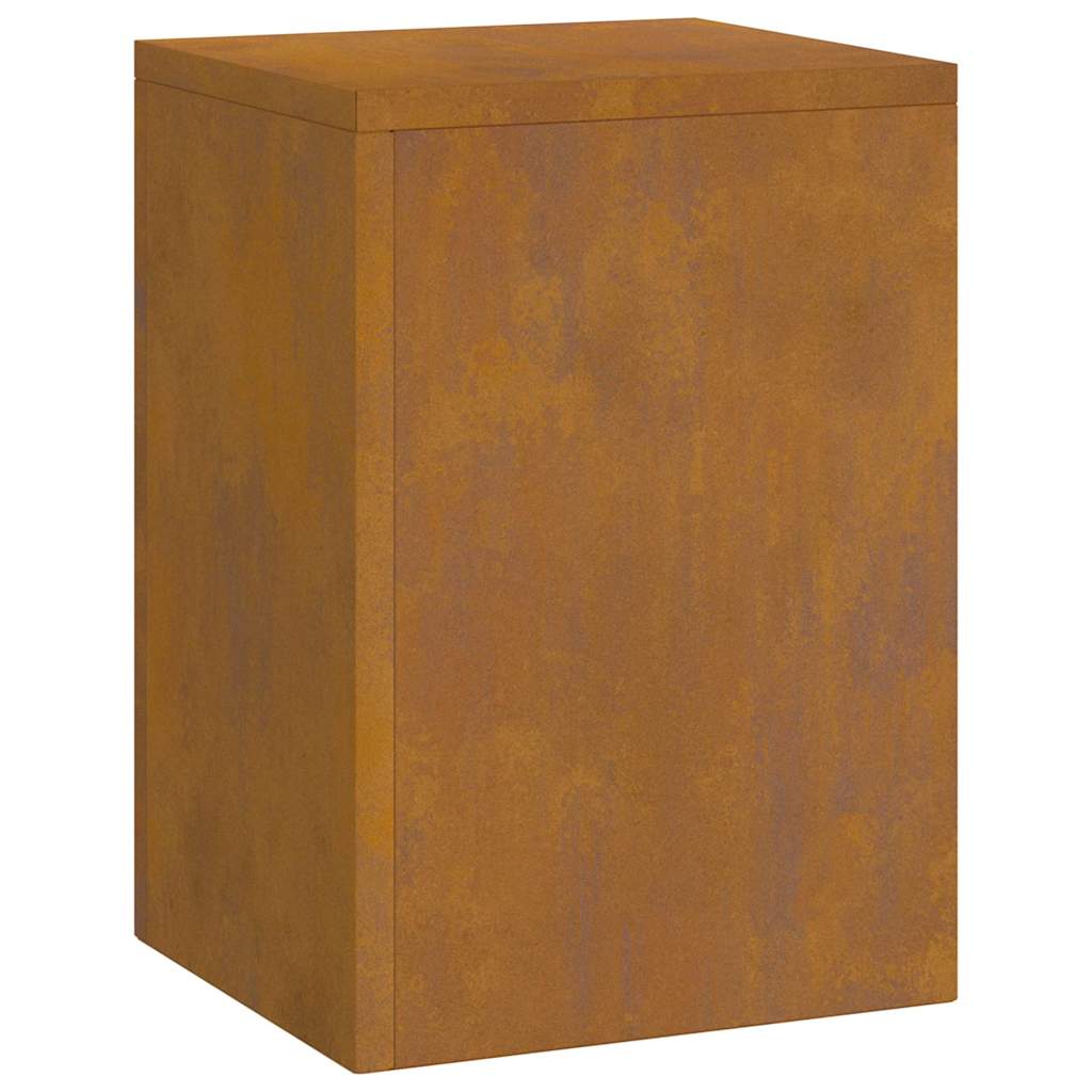 Pflanzenständer 3 pcs Rostig 24 x 24 x 75 cm