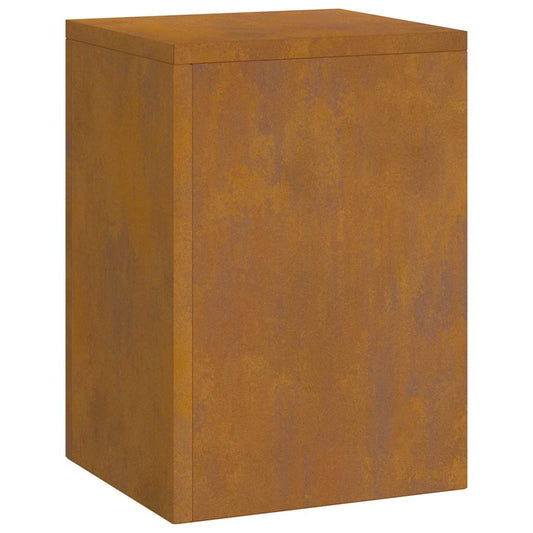 Pflanzenständer 3 pcs Rostig 24 x 24 x 75 cm