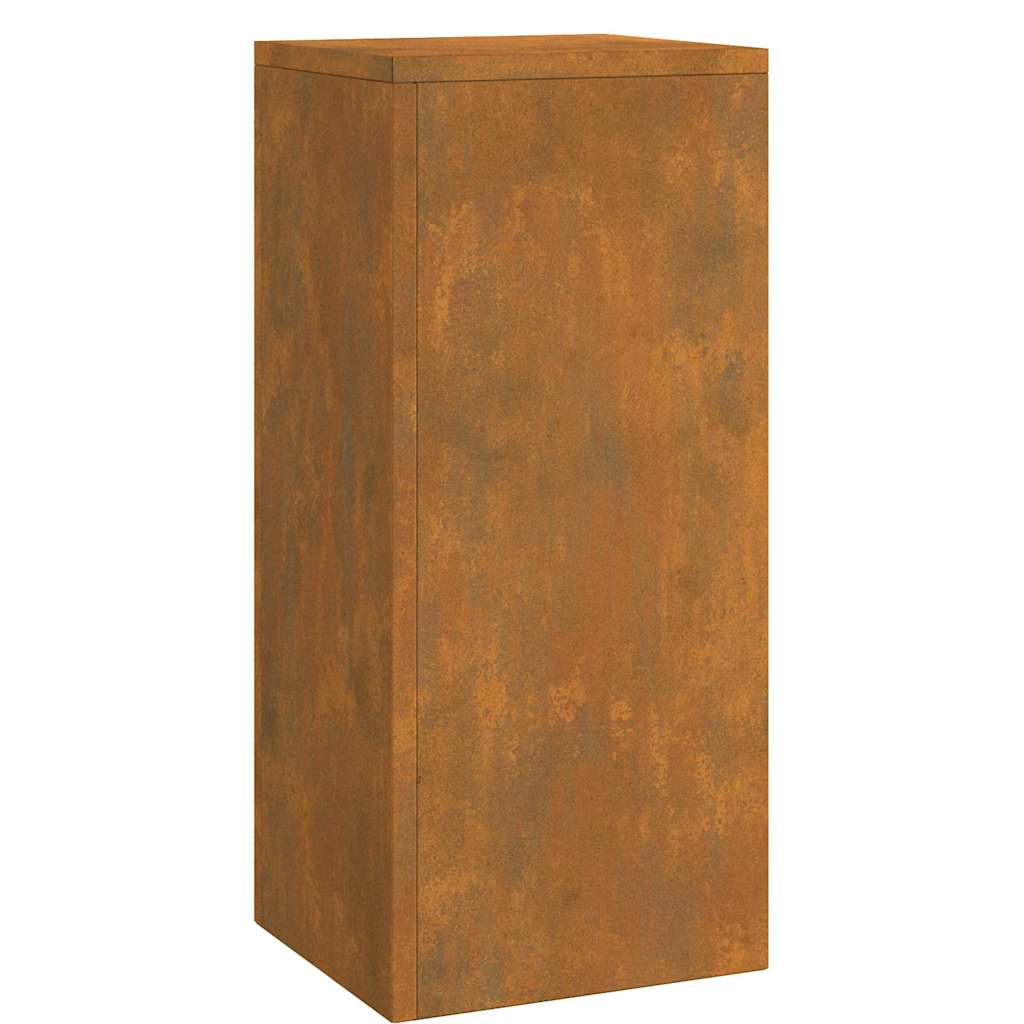 Pflanzenständer 3 pcs Rostig 24 x 24 x 75 cm