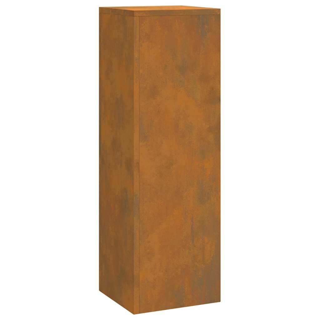 Pflanzenständer 3 pcs Rostig 24 x 24 x 75 cm