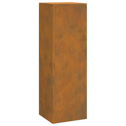 Pflanzenständer 3 pcs Rostig 24 x 24 x 75 cm