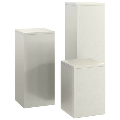 Pflanzenständer 3 pcs Rostig 24 x 24 x 75 cm