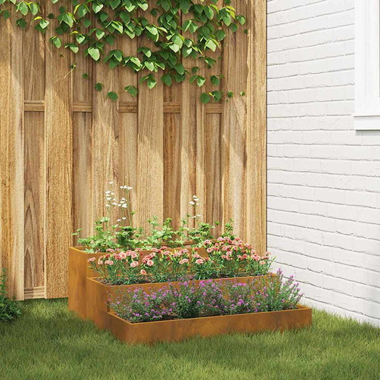 Gartenblumentopf Rostig 90 x 90 x 35 cm