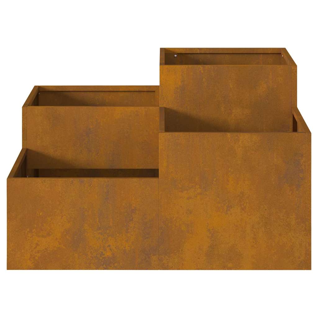Gartenblumentopf Rostig 80 x 80 x 48 cm