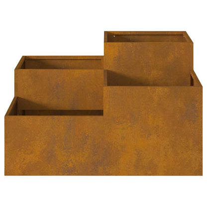 Gartenblumentopf Rostig 80 x 80 x 48 cm