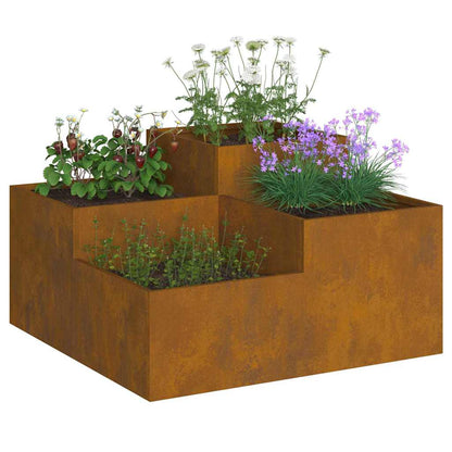 Gartenblumentopf Rostig 80 x 80 x 48 cm
