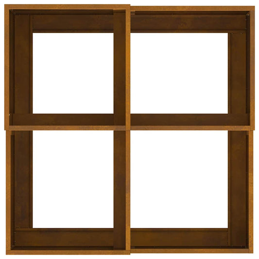 Gartenblumentopf Rostig 100 x 100 x 48 cm