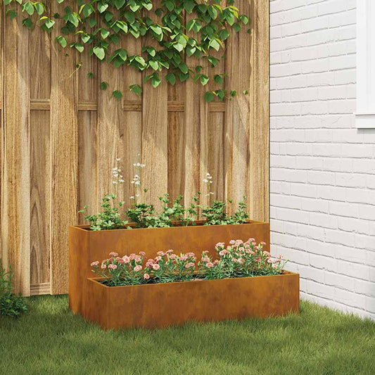 Gartenblumentopf Rostig 100 x 60 x 45 cm