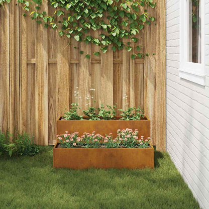Gartenblumentopf Rostig 100 x 60 x 45 cm