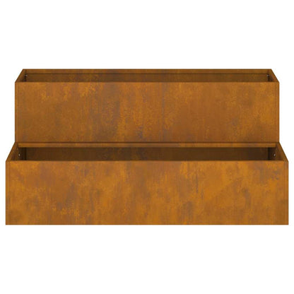 Gartenblumentopf Rostig 100 x 60 x 45 cm