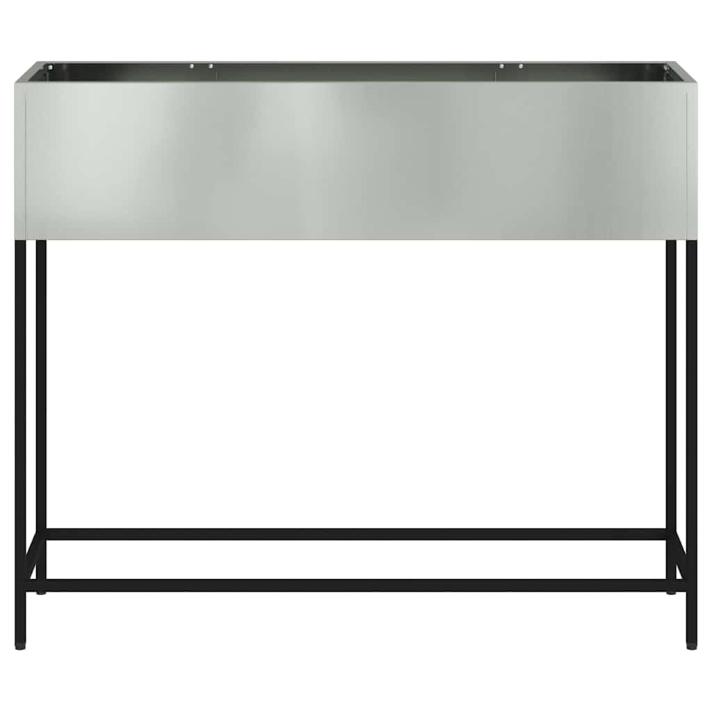 Hochbeet Gartenpflanzer Silber 100 x 26 x 82 cm