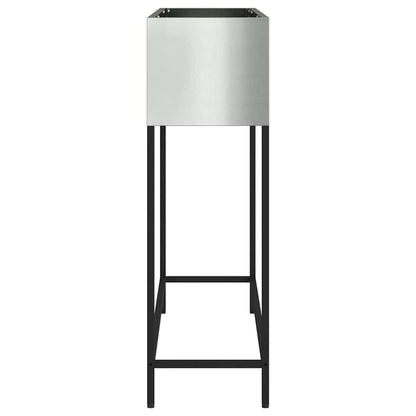 Hochbeet Gartenpflanzer Silber 100 x 26 x 82 cm