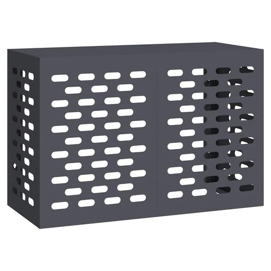 Klimaanlagenabdeckung Anthrazit 90 x 40 x 60 cm Stahl