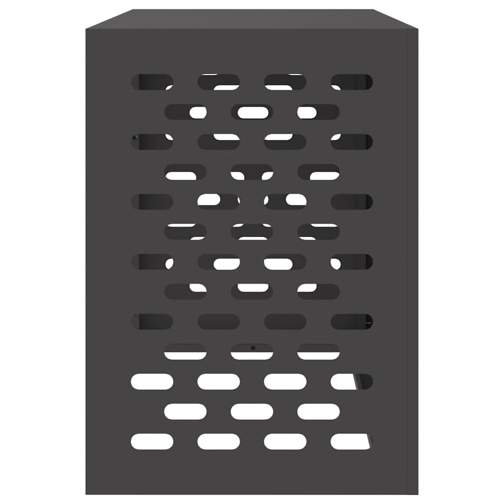 Klimaanlagenabdeckung Schwarz 100 x 50 x 70 cm Stahl