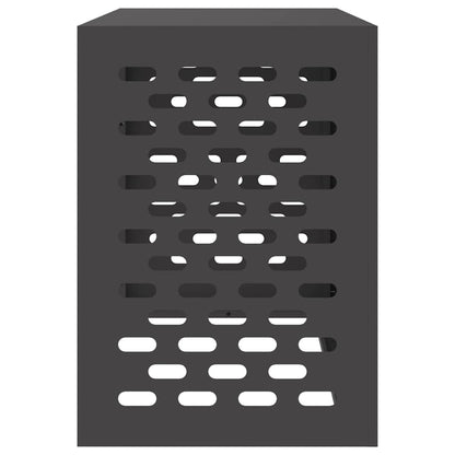 Klimaanlagenabdeckung Schwarz 100 x 50 x 70 cm Stahl