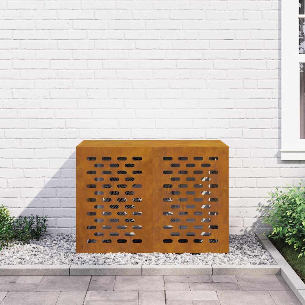 Klimaanlagenabdeckung Rostig 100 x 50 x 70 cm Wetterfeststahl